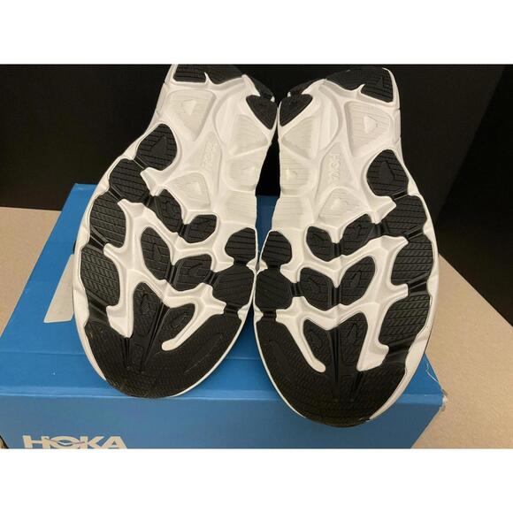 Mens Hoka One One Clifton 10 Black/White Running Shoes. Size 8D. Awesome Shoes! - Picture 10 of 11